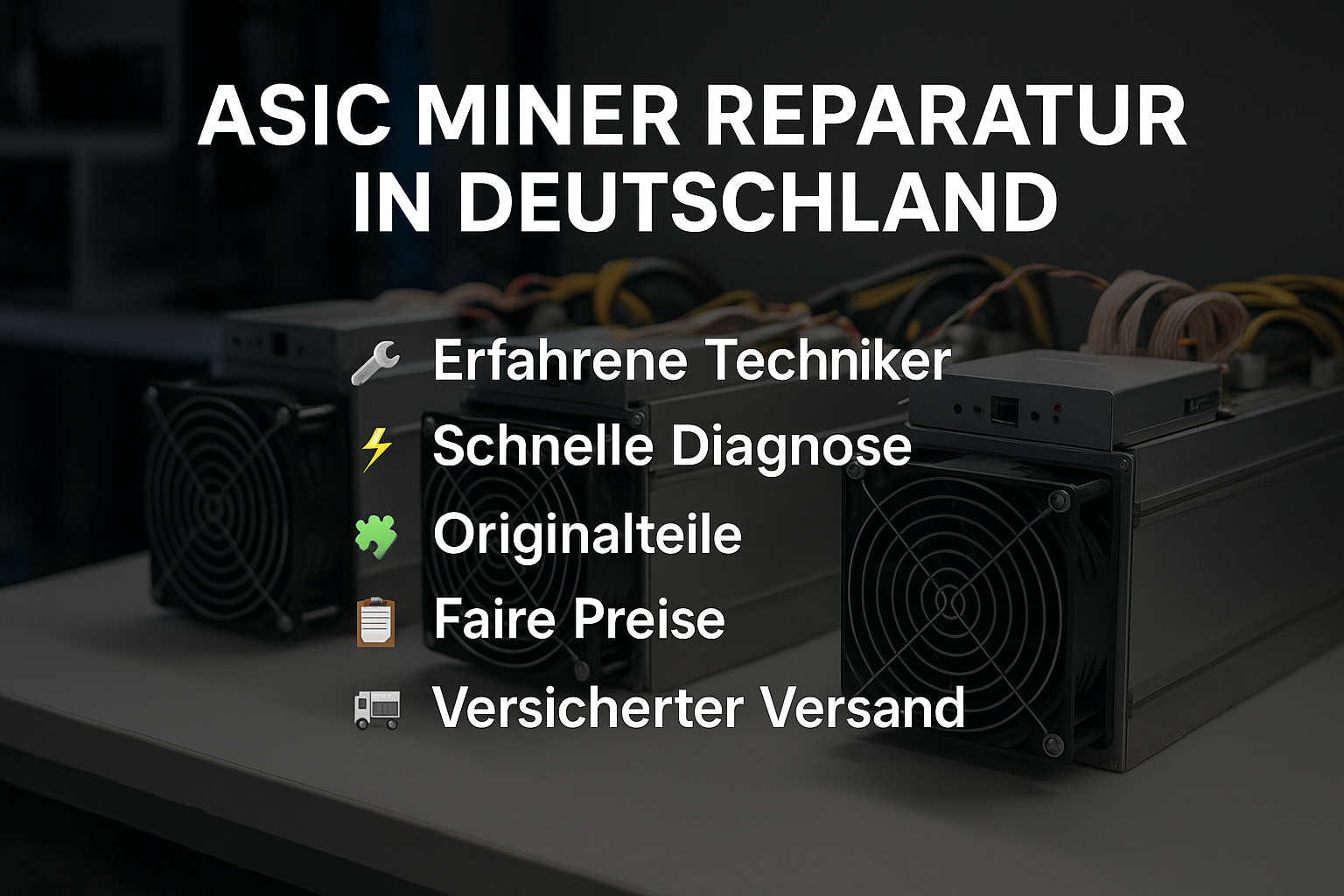 ASIC Miner Reparatur (Warranty) – mit Intermine Solutions zum idealen Repair Service