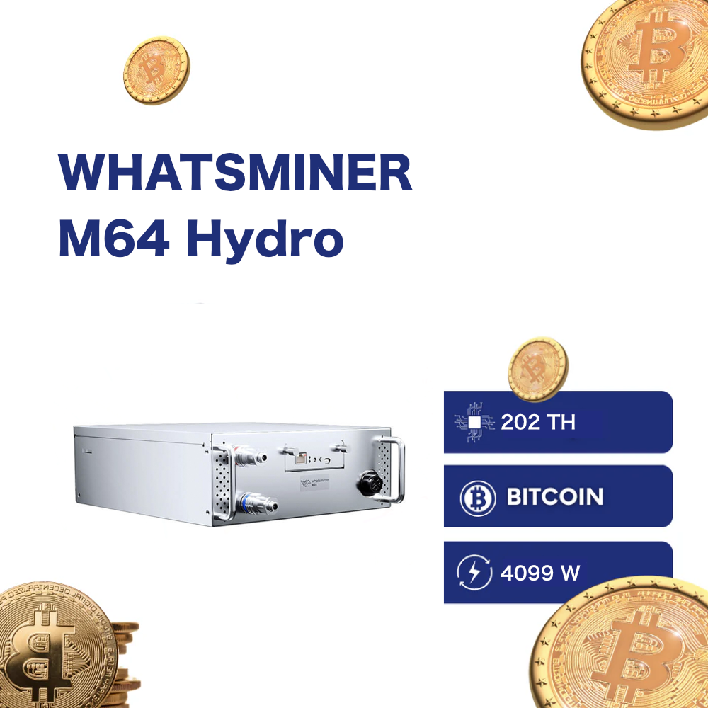 MicroBT Whatsminer M64 Hydro (202 TH) Bitcoin - Intermine Solutions GmbH
