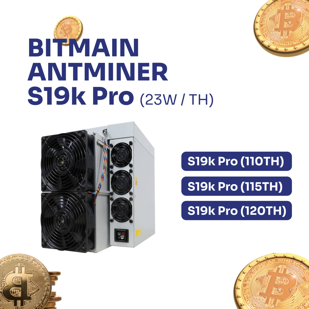 Bitmain Antminer S19K Pro (110 / 115 / 120TH) Bitcoin - Intermine Solutions GmbH