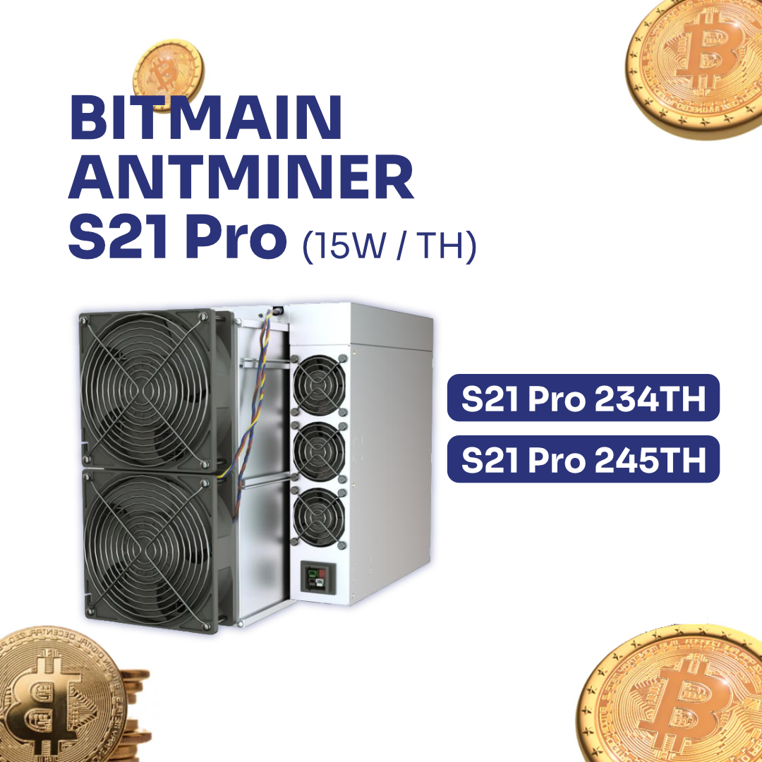 Bitmain Antminer S21 Pro (234 / 245 TH) Bitcoin - Intermine Solutions GmbH