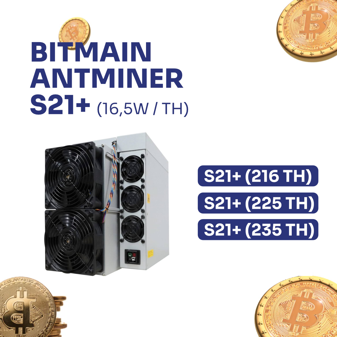 Bitmain Antminer S21+ (216 / 225 / 235 TH) Bitcoin - Intermine Solutions GmbH