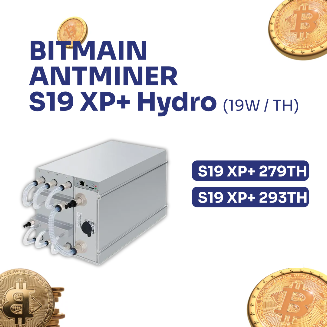 Bitmain Antminer S19xp+ Hydro (279 / 293 TH) Bitcoin