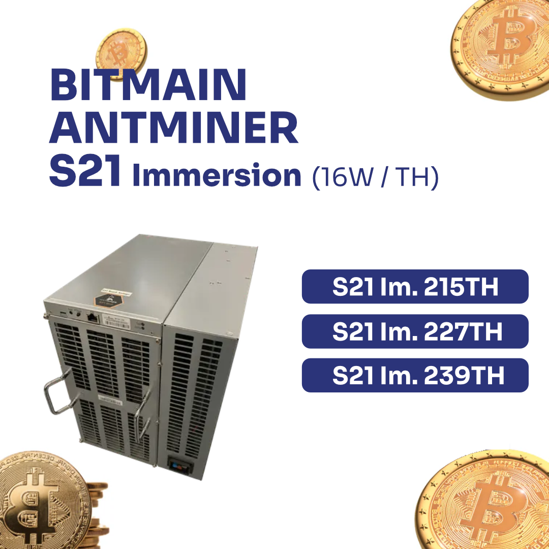 Bitmain Antminer S21 Immersion (215/227/239TH) Bitcoin