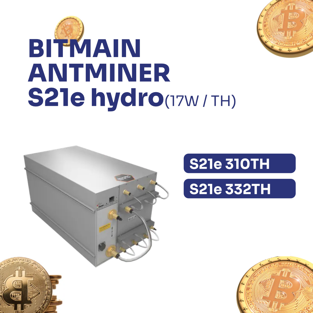 Bitmain Antminer S21e Hydro (310/332TH) Bitcoin