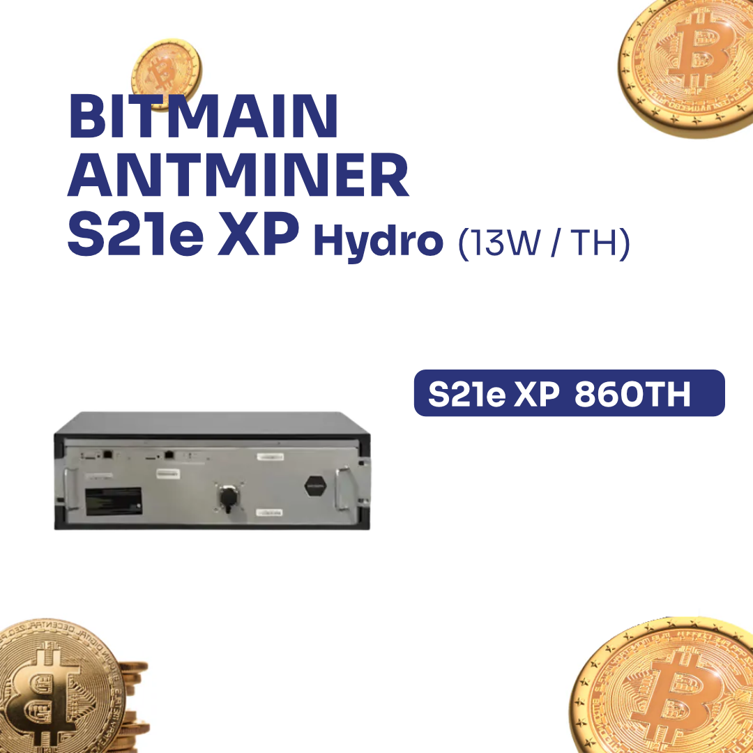 Bitmain Antminer S21e XP Hydro 3U (860TH) Bitcoin