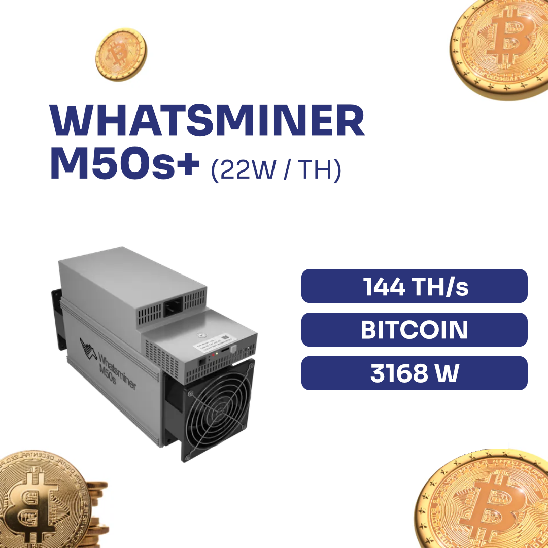 MicroBT Whatsminer M50S+ (142/144TH) Bitcoin