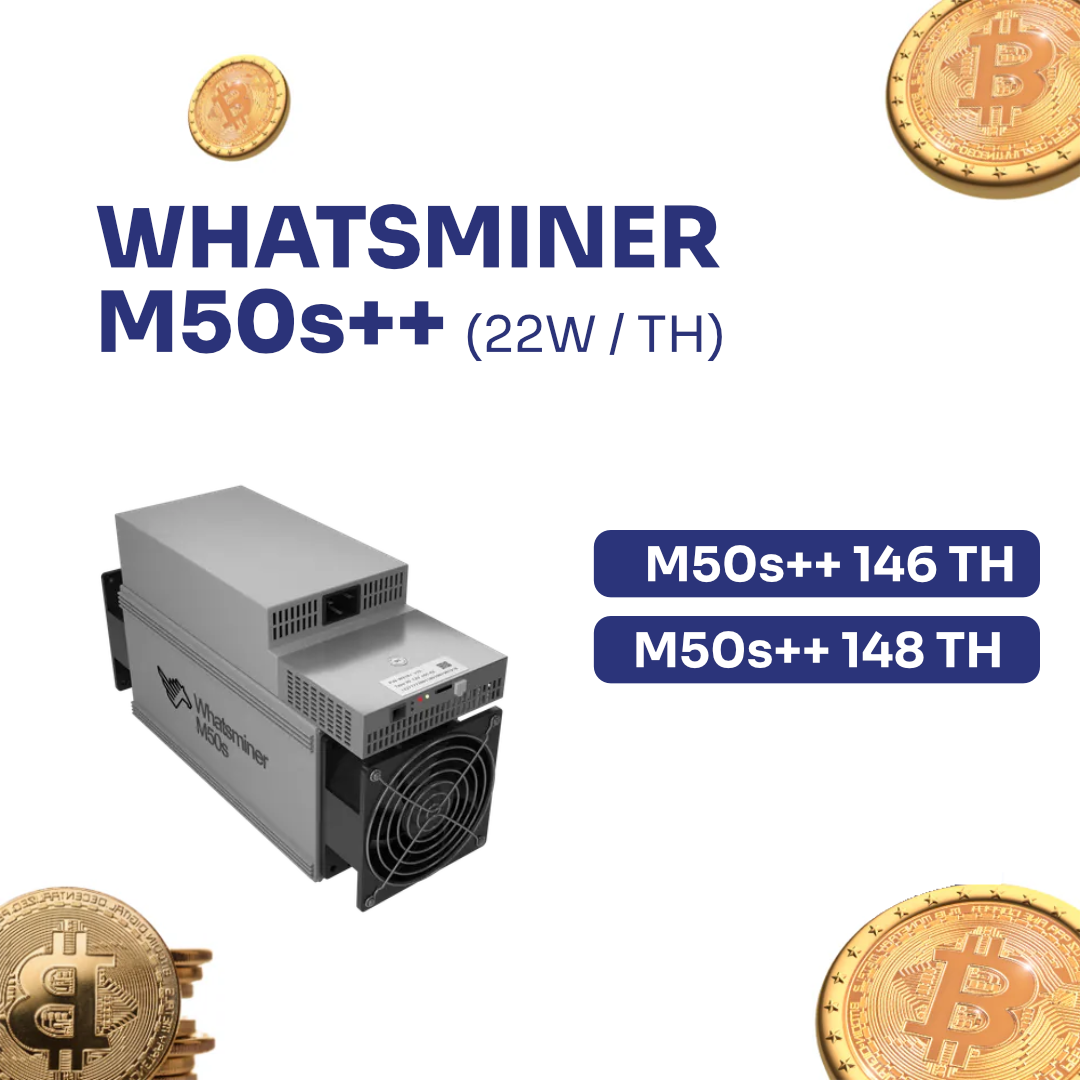 MicroBT Whatsminer M50S++ (146/148TH) Bitcoin