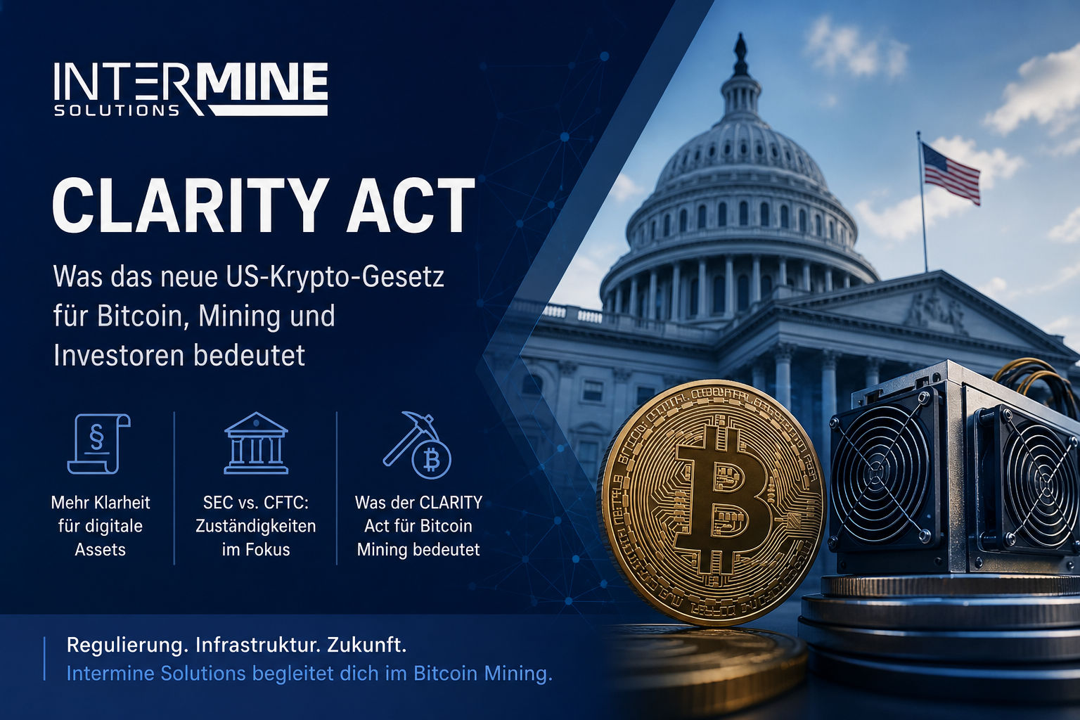 CLARITY Act: Was Mining-Betreiber jetzt wissen sollten