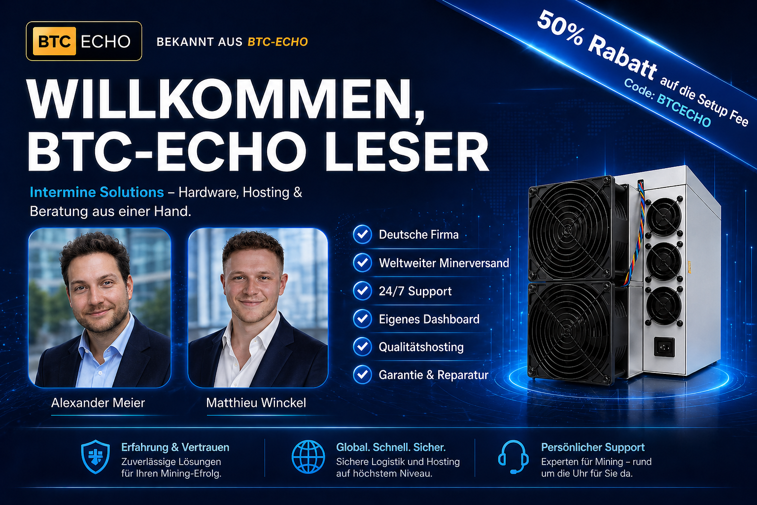 Intermine Solutions jetzt auf BTC-ECHO: Was das für dich bedeutet