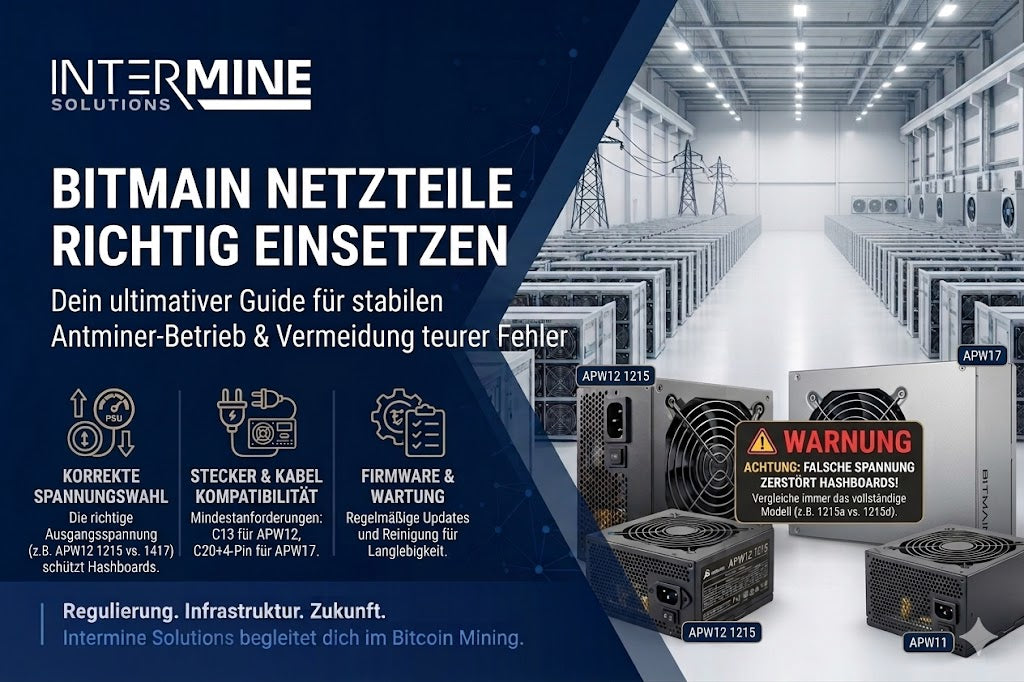 Bitmain Netzteil (PSU) - Der Guide mit wichtigen Do´s and Dont´s
