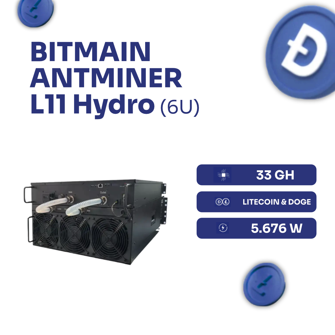 Bitmain Antminer L11 Hydro (6U) 33GH Litecoin / Dogecoin
