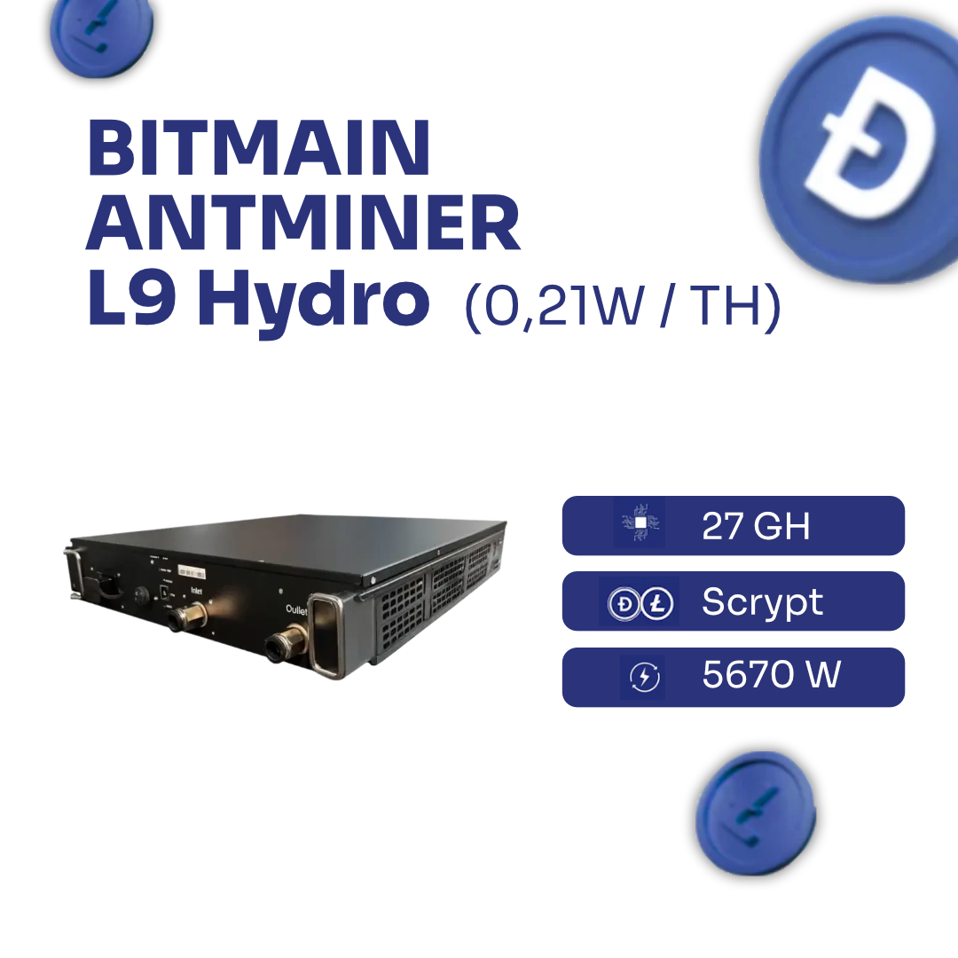 Bitmain Antminer L9 Hydro 27GH Litecoin / Dogecoin