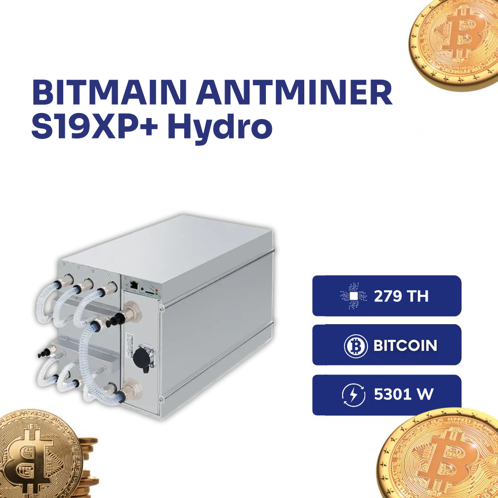 Bitmain Antminer S19xp+ Hydro (279 / 293 TH) Bitcoin