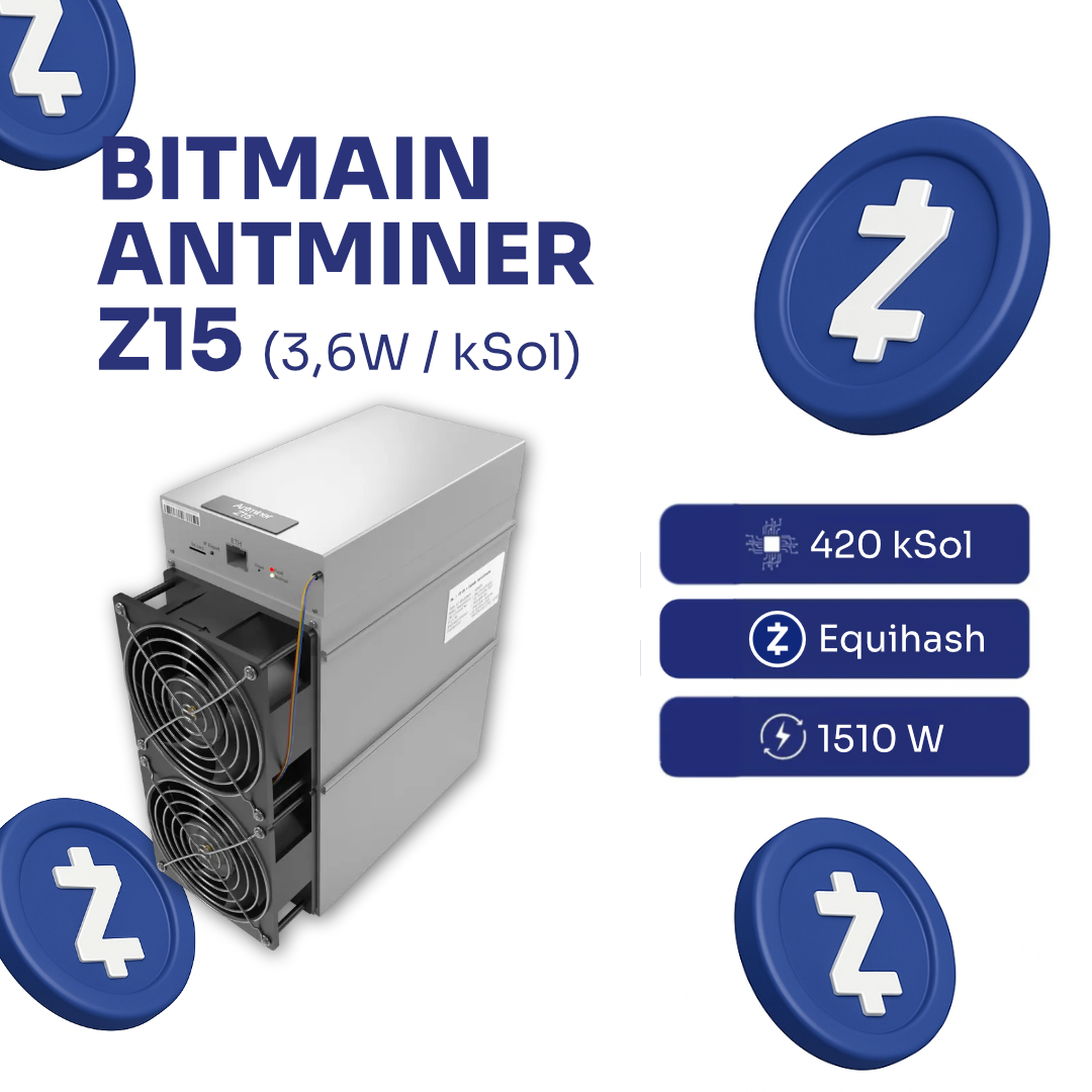 Bitmain Antminer Z15 (420ksol/s) ZCash